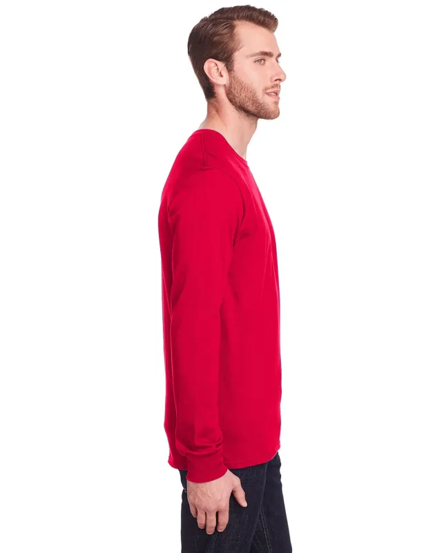 Fruit of the Loom Adult ICONIC Long Sleeve T-Shirt — view 6