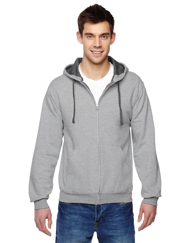 Fruit of the Loom Adult SofSpun® Full-Zip Hooded Sweatshirt — view 10