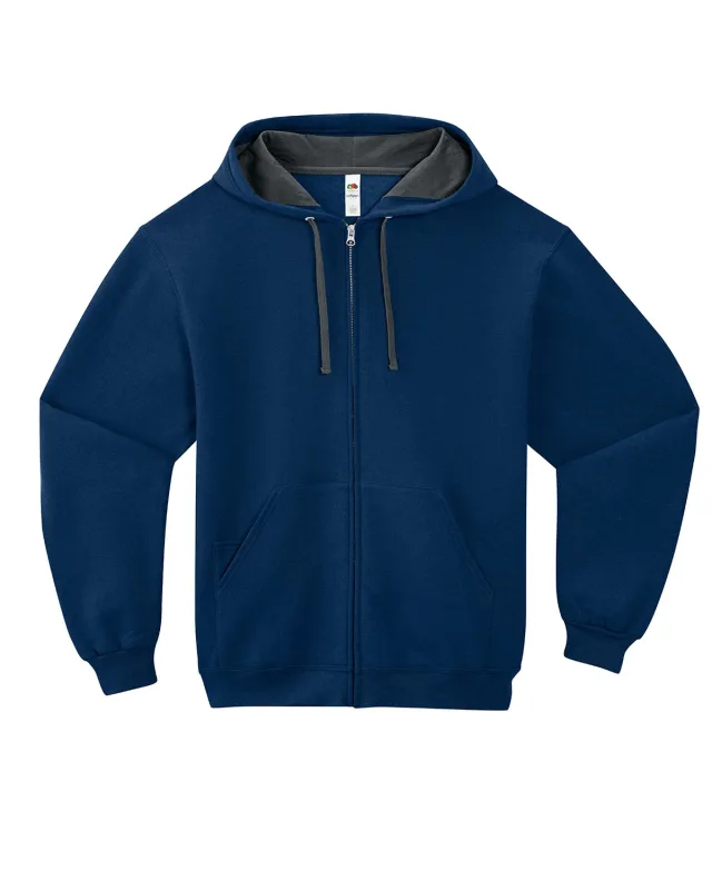 Fruit of the Loom Adult SofSpun® Full-Zip Hooded Sweatshirt — view 3