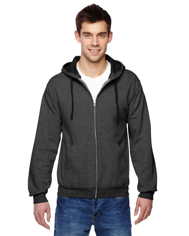 Fruit of the Loom Adult SofSpun® Full-Zip Hooded Sweatshirt — view 6