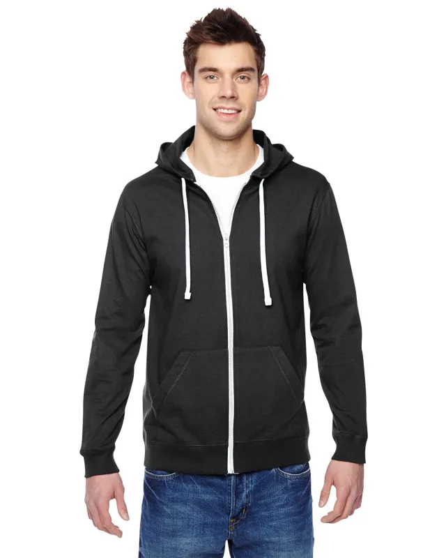Fruit of the Loom Adult Sofspun® Jersey Full-Zip Hooded Sweatshirt — view 6