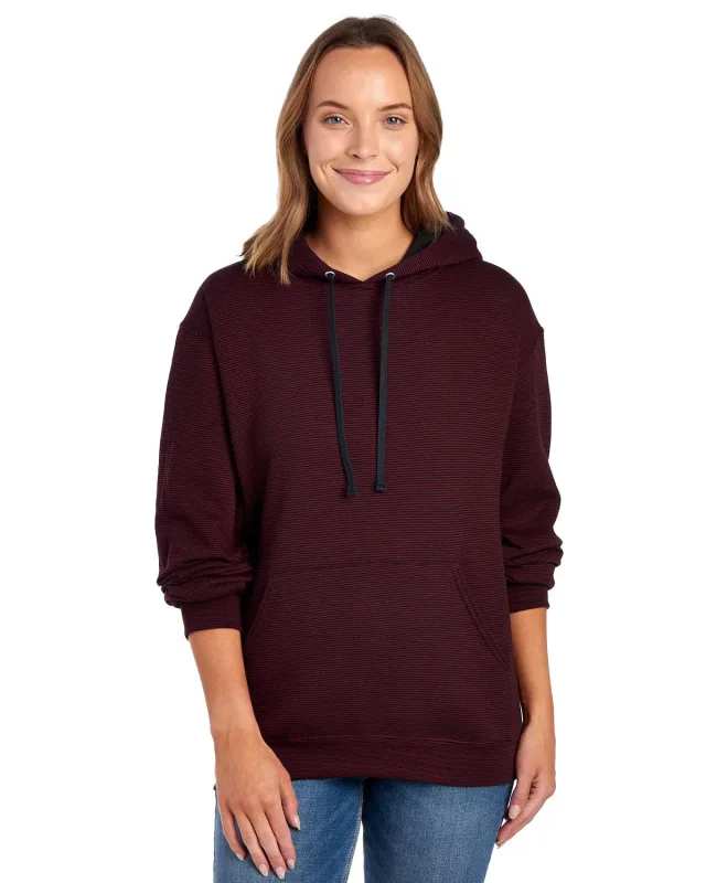 Fruit of the Loom Adult Sofspun® Striped Hooded Sweatshirt — view 14