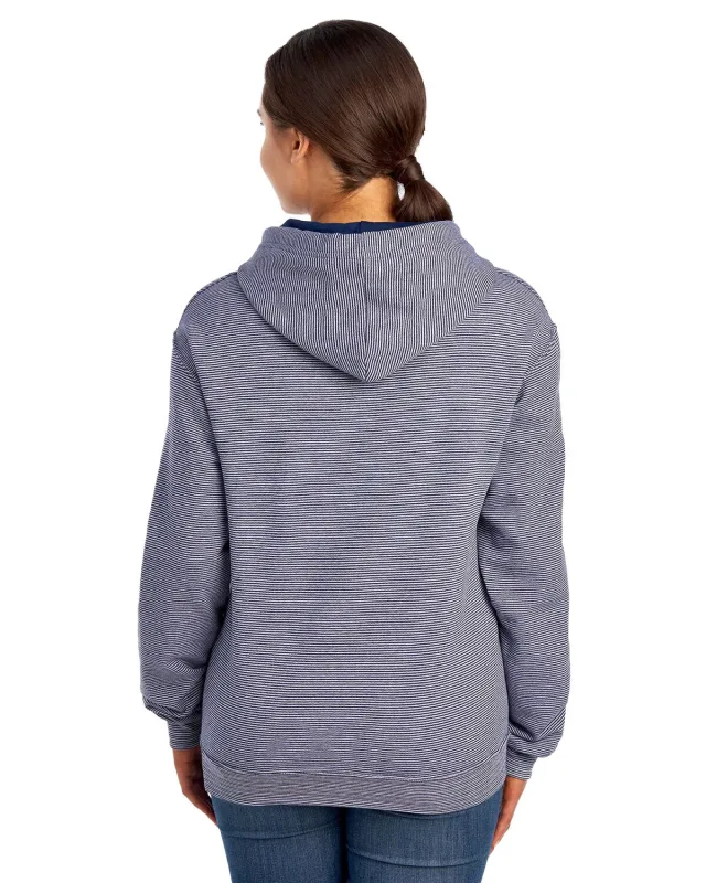 Fruit of the Loom Adult Sofspun® Striped Hooded Sweatshirt — view 16