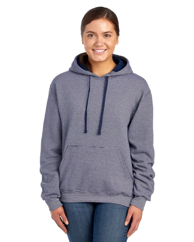 Fruit of the Loom Adult Sofspun® Striped Hooded Sweatshirt — view 17