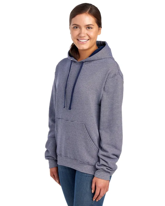 Fruit of the Loom Adult Sofspun® Striped Hooded Sweatshirt — view 18