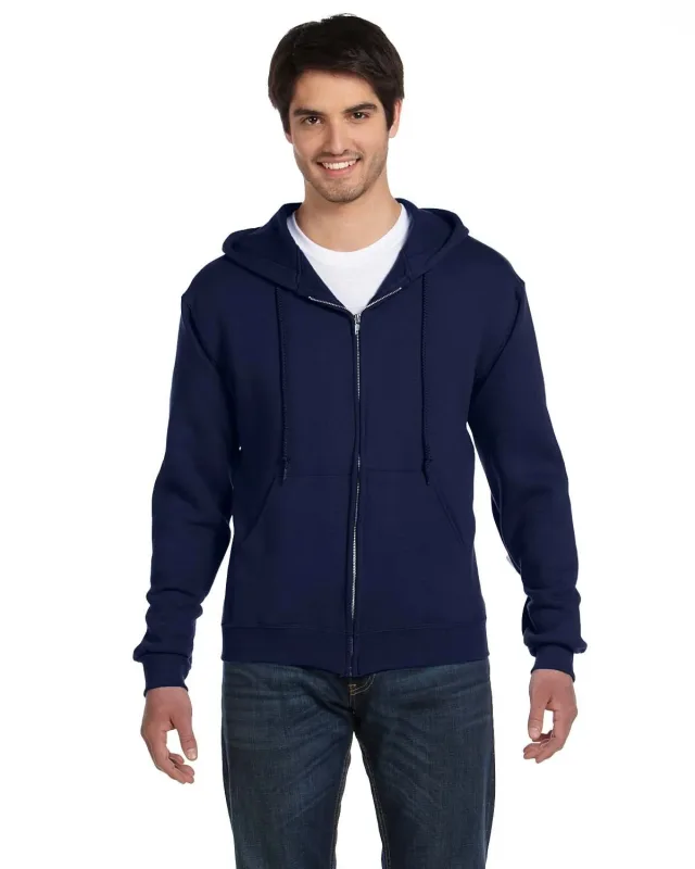 Fruit of the Loom Adult Supercotton Full-Zip Hooded Sweatshirt — view 2