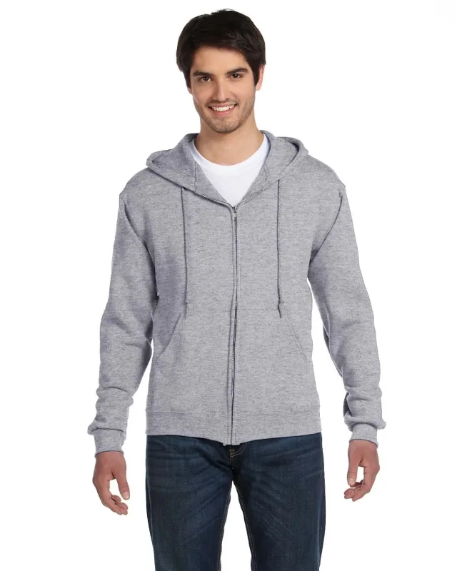 Fruit of the Loom Adult Supercotton Full-Zip Hooded Sweatshirt — view 5