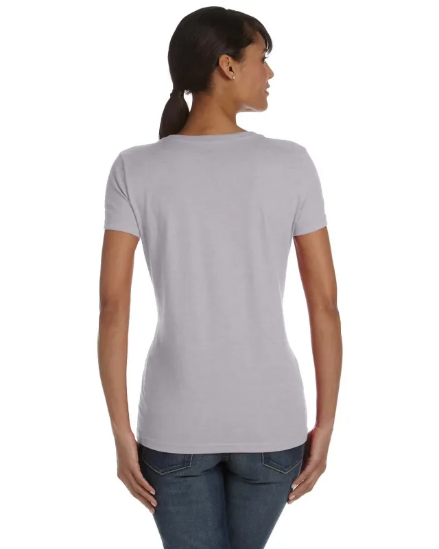Fruit of the Loom Ladies' HD Cotton V-Neck T-Shirt — view 12