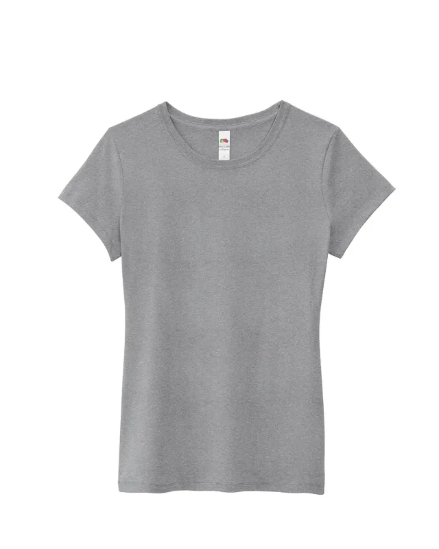 Fruit of the Loom Ladies' Sofspun® Jersey Junior Crew T-Shirt — view 3