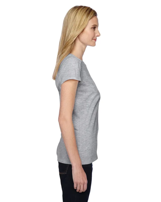 Fruit of the Loom Ladies' Sofspun® Jersey Junior Crew T-Shirt — view 4