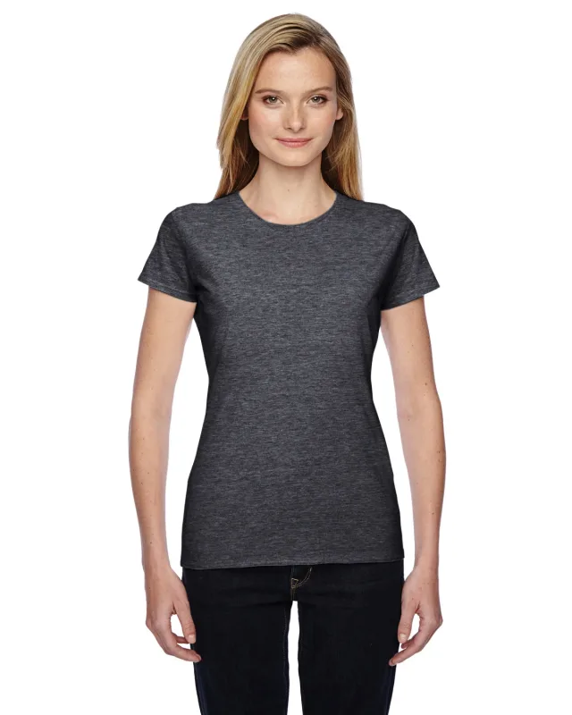 Fruit of the Loom Ladies' Sofspun® Jersey Junior Crew T-Shirt — view 6