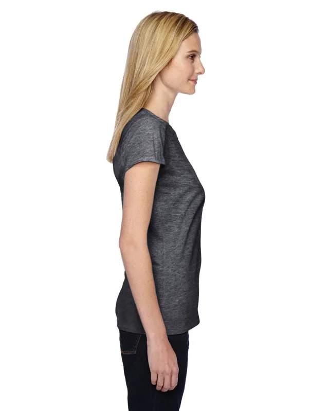 Fruit of the Loom Ladies' Sofspun® Jersey Junior Crew T-Shirt — view 7