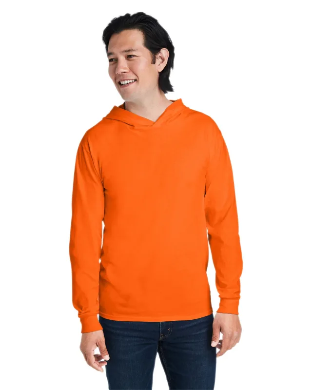 Fruit of the Loom Men's HD Cotton Jersey Hooded T-Shirt — view 9