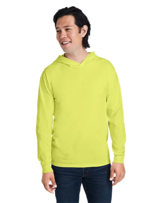 Fruit of the Loom Men's HD Cotton Jersey Hooded T-Shirt — view 10