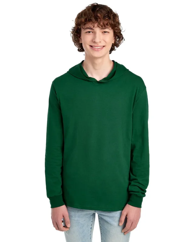 Fruit of the Loom Men's HD Cotton Jersey Hooded T-Shirt — view 12