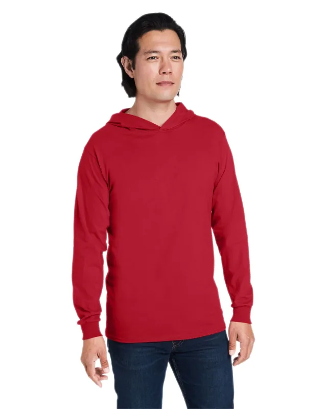 Fruit of the Loom Men's HD Cotton Jersey Hooded T-Shirt — view 15