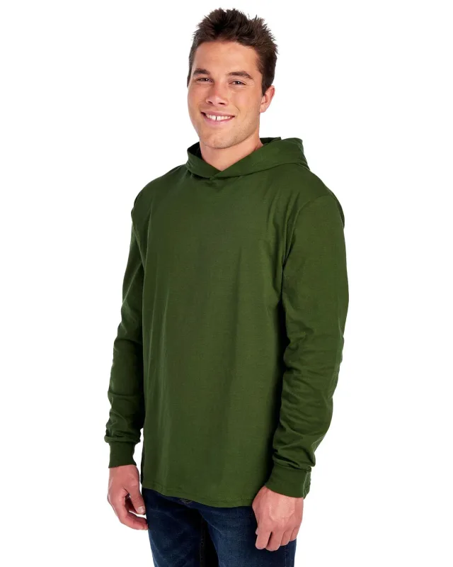 Fruit of the Loom Men's HD Cotton Jersey Hooded T-Shirt — view 19