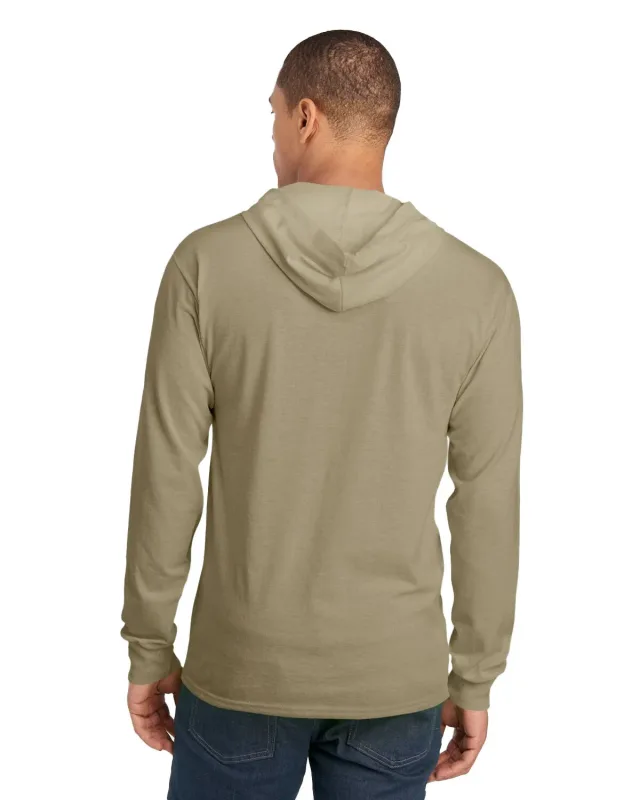 Fruit of the Loom Men's HD Cotton Jersey Hooded T-Shirt — view 2