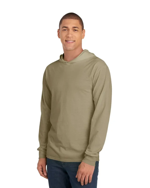 Fruit of the Loom Men's HD Cotton Jersey Hooded T-Shirt — view 4