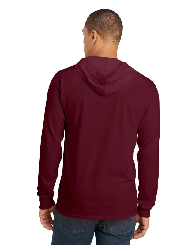 Fruit of the Loom Men's HD Cotton Jersey Hooded T-Shirt — view 5