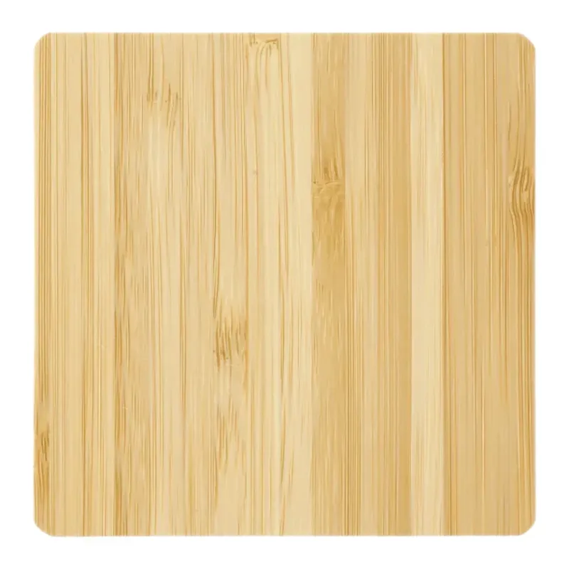 Custom Bamboo Wireless Charging Pad with Dual Outputs — view 6