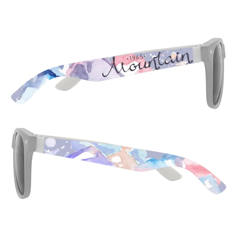 Full Color Colorblock Malibu Sunglasses — view 13