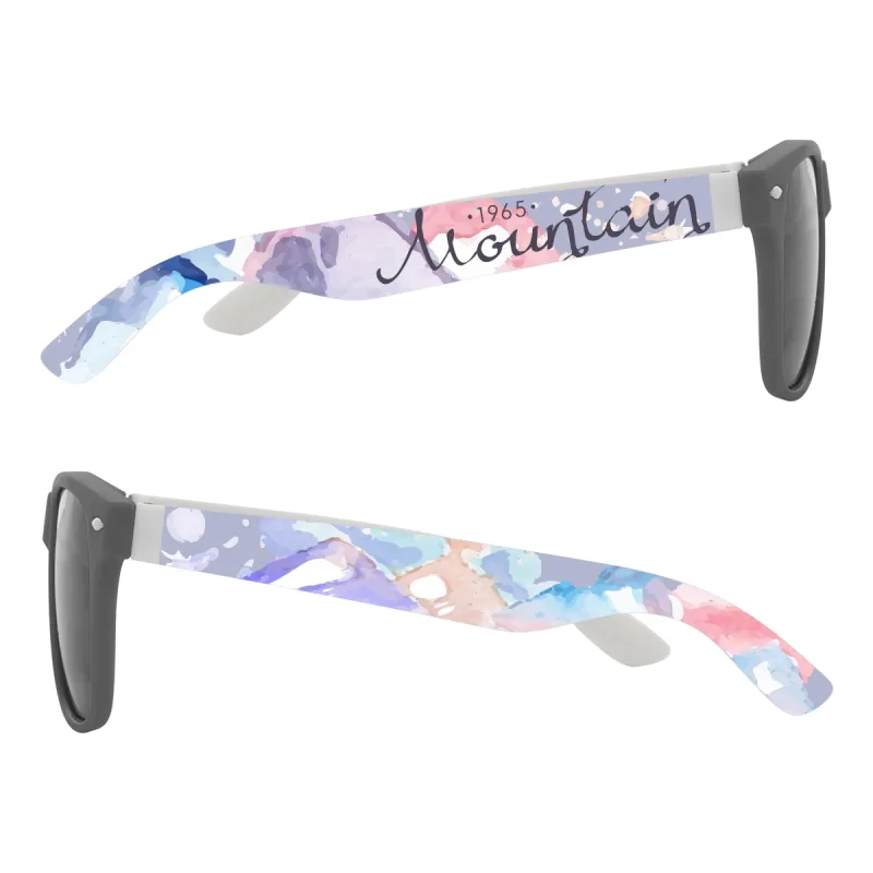 Full Color Colorblock Malibu Sunglasses — view 2