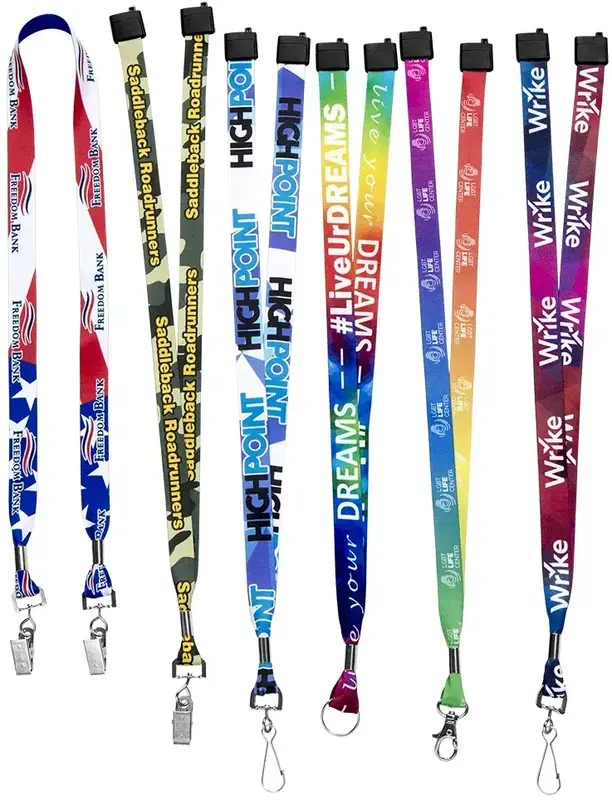 Full-Color Custom Dye-Sublimated Lanyard - 3/4" USA-Made