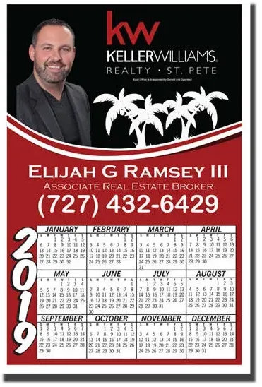 Custom Full Color Digital Calendar Magnets for Businesses & Organizations