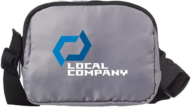 Full-Color Personalized Fanny Pack - Gray, Khaki, Navy Blue & Sage — view 2