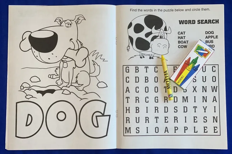 Fun with First Words Coloring & Activity Book — view 2