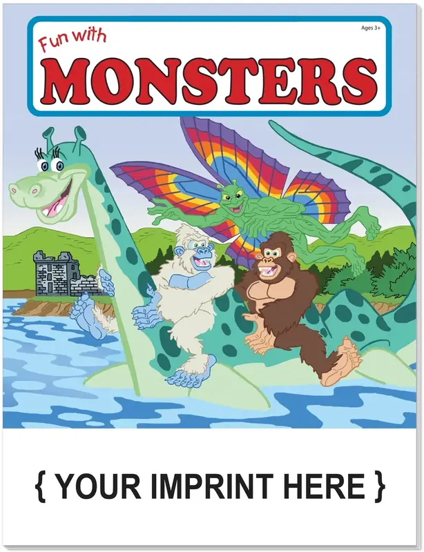 Fun with Monsters Coloring and Activity Book
