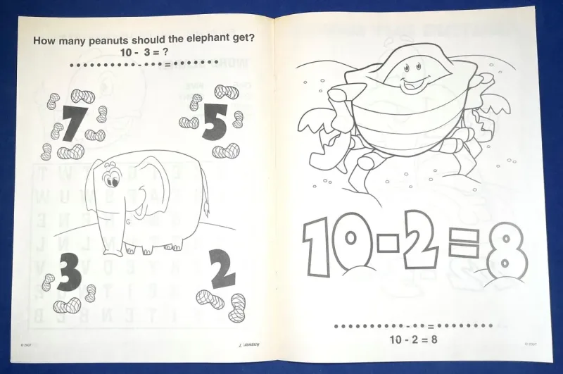 Fun With Subtraction Coloring & Activity Book β view 1