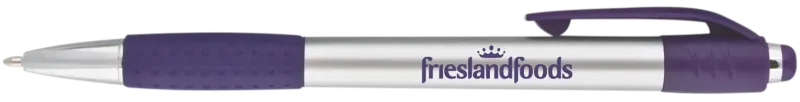 Custom Fusion Silver Gripper Pen — view 5