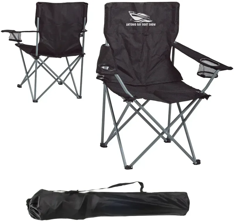 Branded Gallery Folding Chair with Carrying Bag - Customizable and Portable — view 7