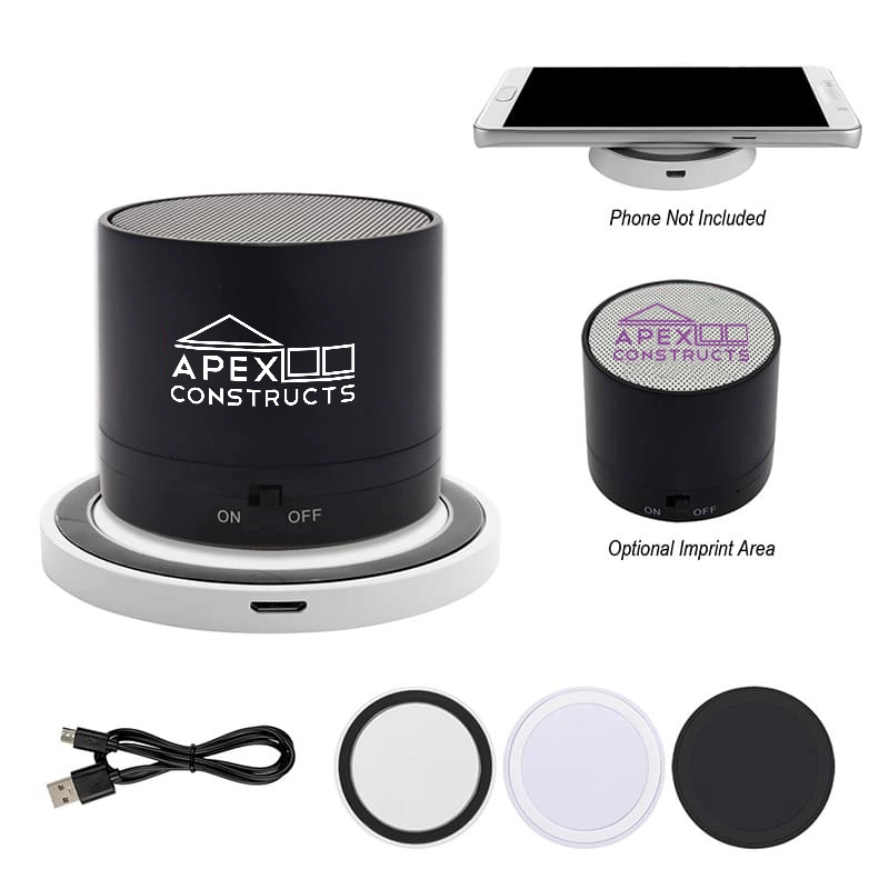 Gamer's Wireless Speaker and Wireless Charger Combo