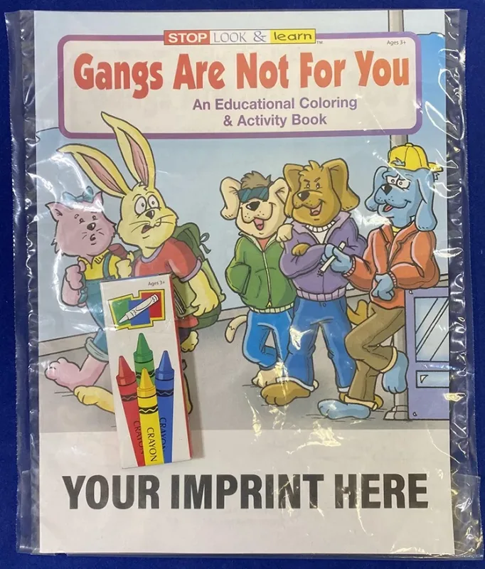 Gangs Are Not For You Coloring Book — view 5
