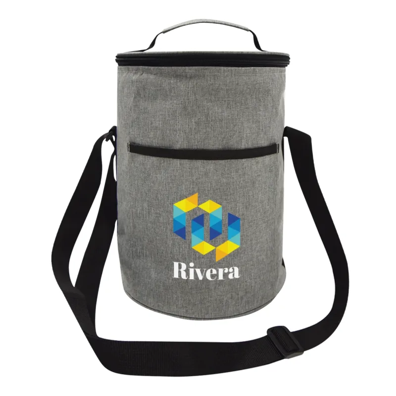 Gather Round Heathered Cooler Bag — view 4