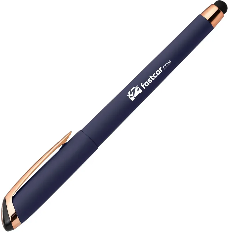 Gazelle Gel Softy Rose Gold Pen w/ Stylus — view 6