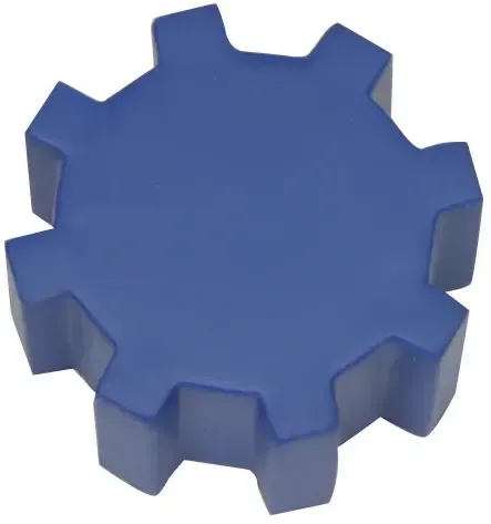 Custom Gear Shaped Stress Reliever — view 2