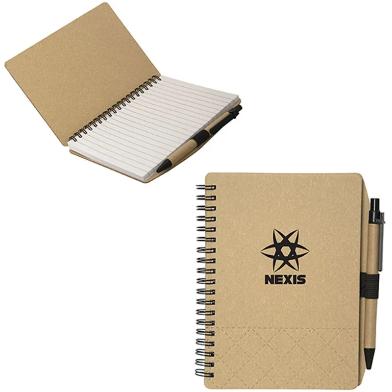 Geneva Cardboard Spiral Notebook — view 4