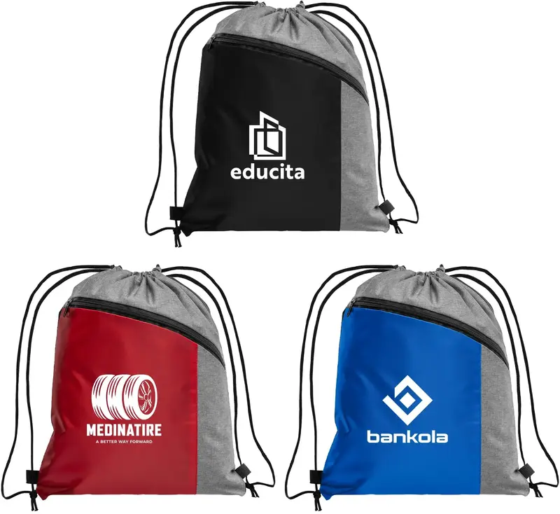 Geneva Drawstring Backpack - 210D Polyester