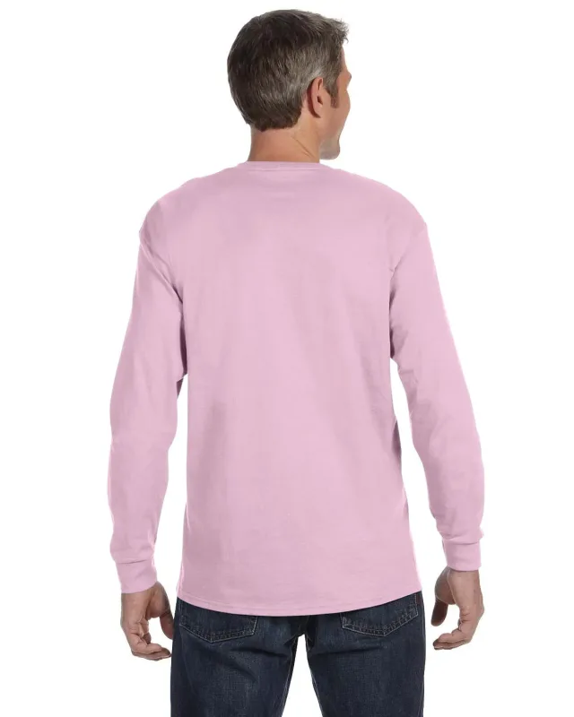 Gildan Adult Heavy Cotton Long-Sleeve T-Shirt — view 11