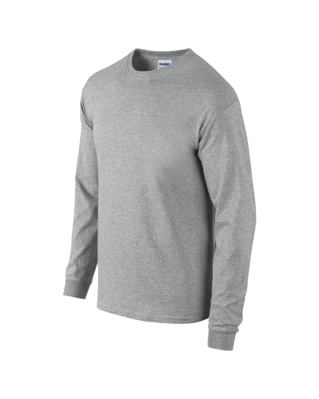 Gildan Adult Heavy Cotton Long-Sleeve T-Shirt — view 119