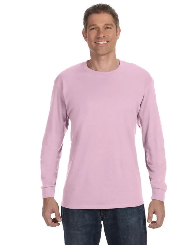 Gildan Adult Heavy Cotton Long-Sleeve T-Shirt — view 12