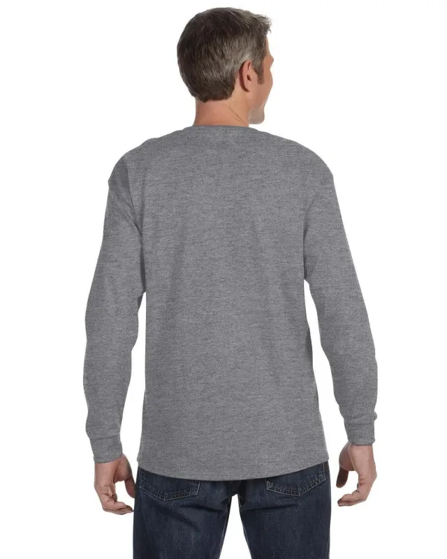 Gildan Adult Heavy Cotton Long-Sleeve T-Shirt — view 122