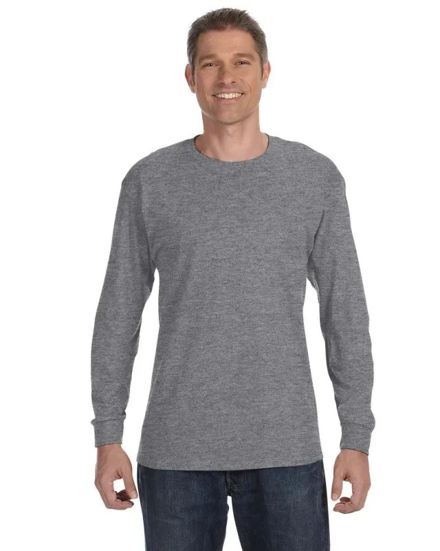 Gildan Adult Heavy Cotton Long-Sleeve T-Shirt — view 123