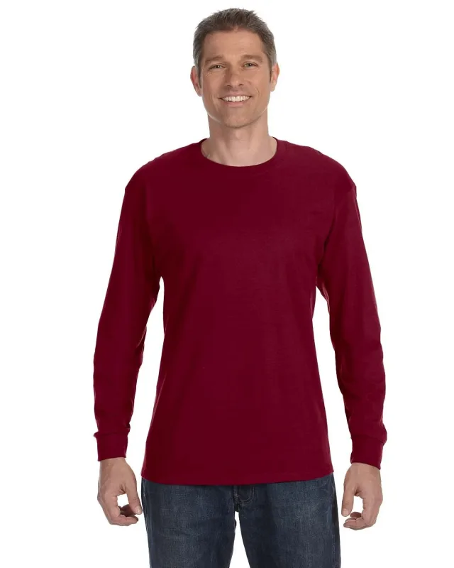 Gildan Adult Heavy Cotton Long-Sleeve T-Shirt — view 16