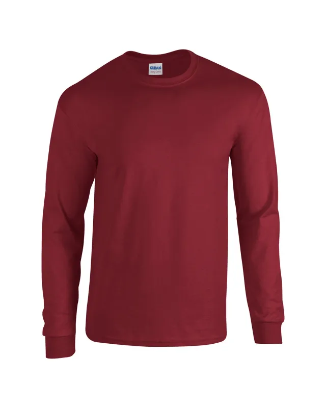 Gildan Adult Heavy Cotton Long-Sleeve T-Shirt — view 19