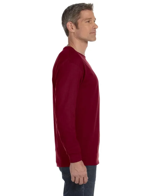 Gildan Adult Heavy Cotton Long-Sleeve T-Shirt — view 20